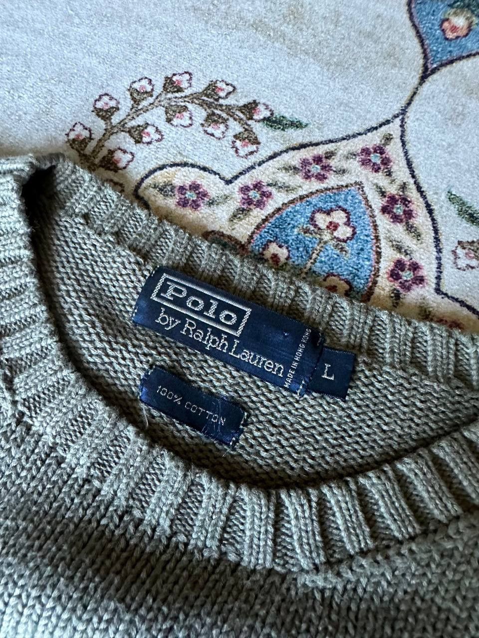 Polo Ralph Lauren × Vintage Vintage Polo Ralph Lauren Knit Sweater Size US L / EU 52-54 / 3 - 3 Thumbnail