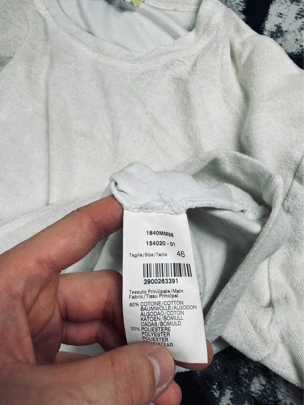 MSGM MSGM white t-shirt, white towel, 46 XXXL Size US XXL / EU 58 / 5 - 5 Thumbnail