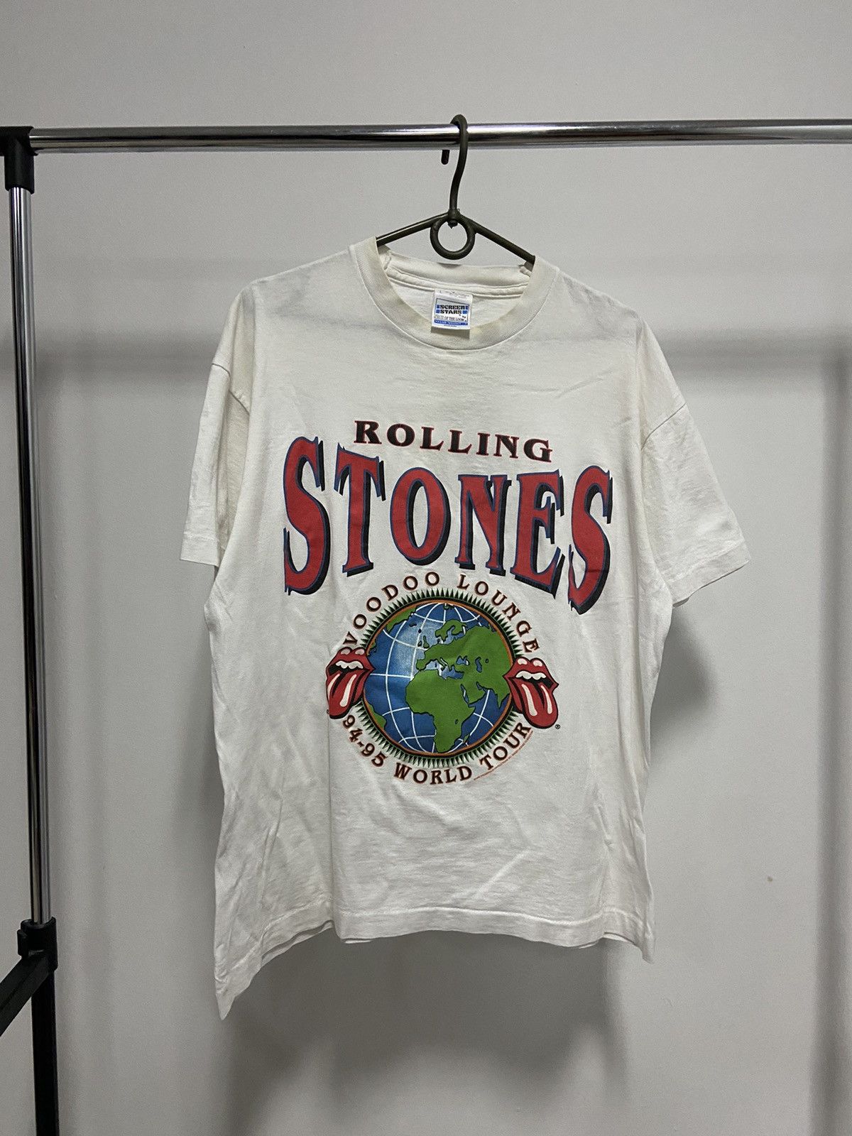 Band Tees × The Rolling Stones × Vintage The Rolling Stones world voodoo lounge tour 1994 - 1995 Size US L / EU 52-54 / 3 - 1 Thumbnail