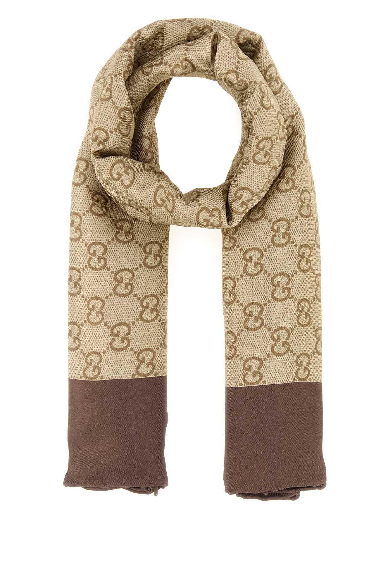Gucci Printed Twill Foulard Size ONE SIZE - 1 Thumbnail