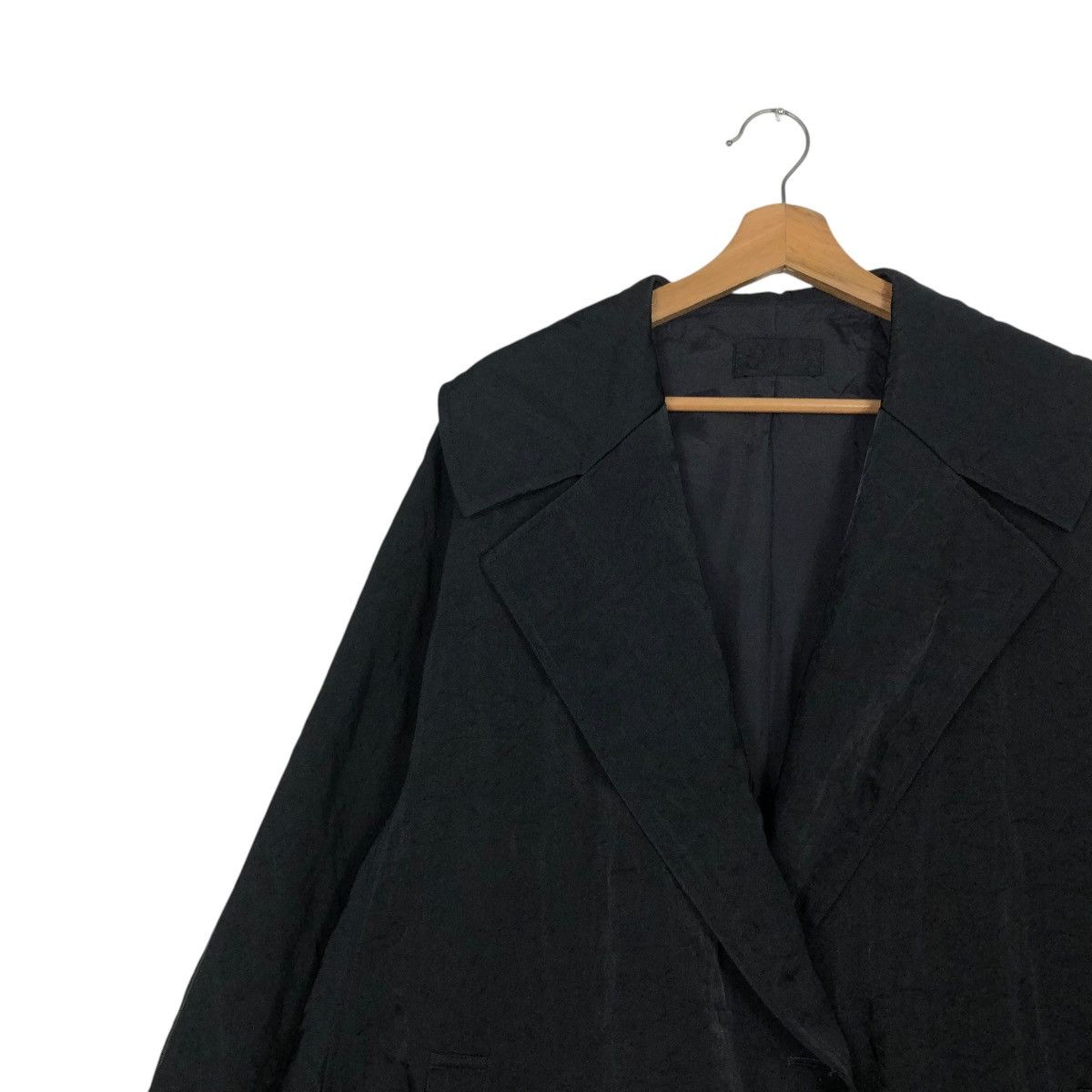Japanese Brand 🔥ROCH BLACK LONG JACKET OVERSIZED HOMMA JAPAN ISSEY MIYAKE Size US M / EU 48-50 / 2 - 5 Thumbnail