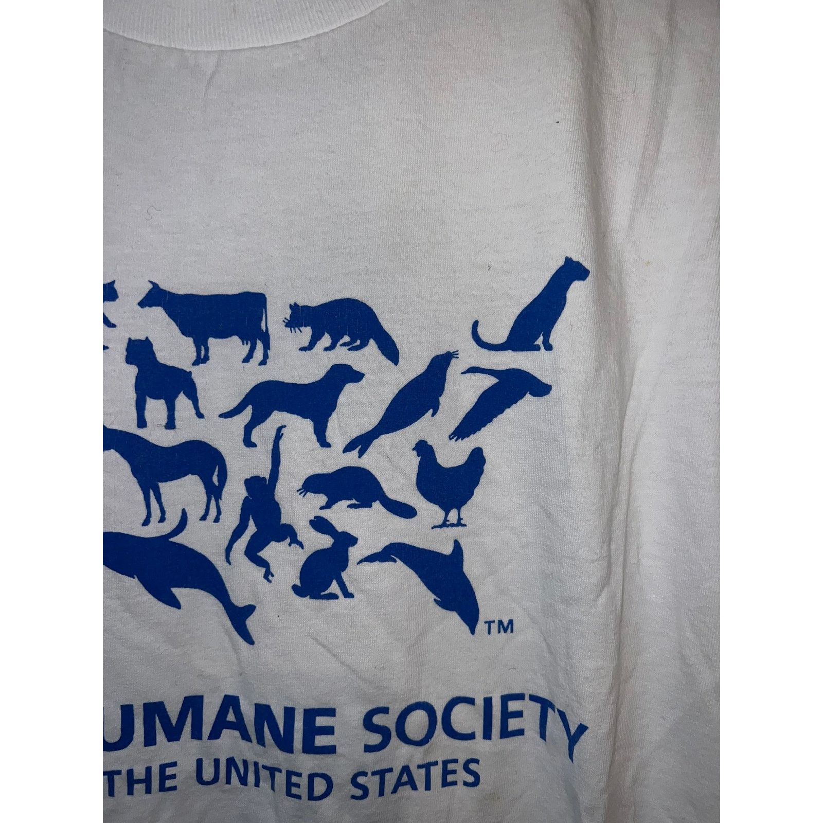 Vintage The Humane Society Shirt USA America Map Garphic Pet Tee L Size US L / EU 52-54 / 3 - 3 Thumbnail