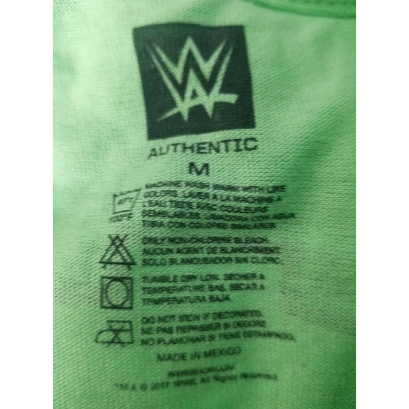 Vintage WWE Mens M T-Shirt Wrestling NEW DAY Ice Cream POPS Xavier KOFI Big E Green Graphic Tee Size US XXL / EU 58 / 5 - 2 Thumbnail