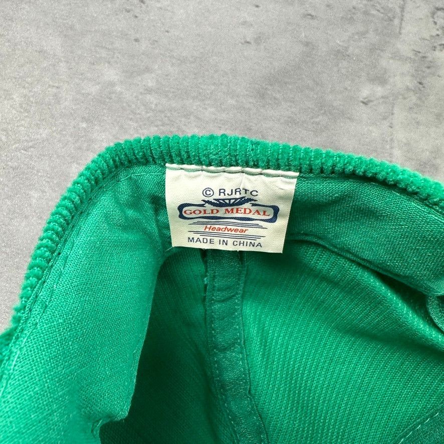Vintage Vintage Salem Cigarettes Green Corduroy Snapback Hat Size ONE SIZE - 8 Thumbnail
