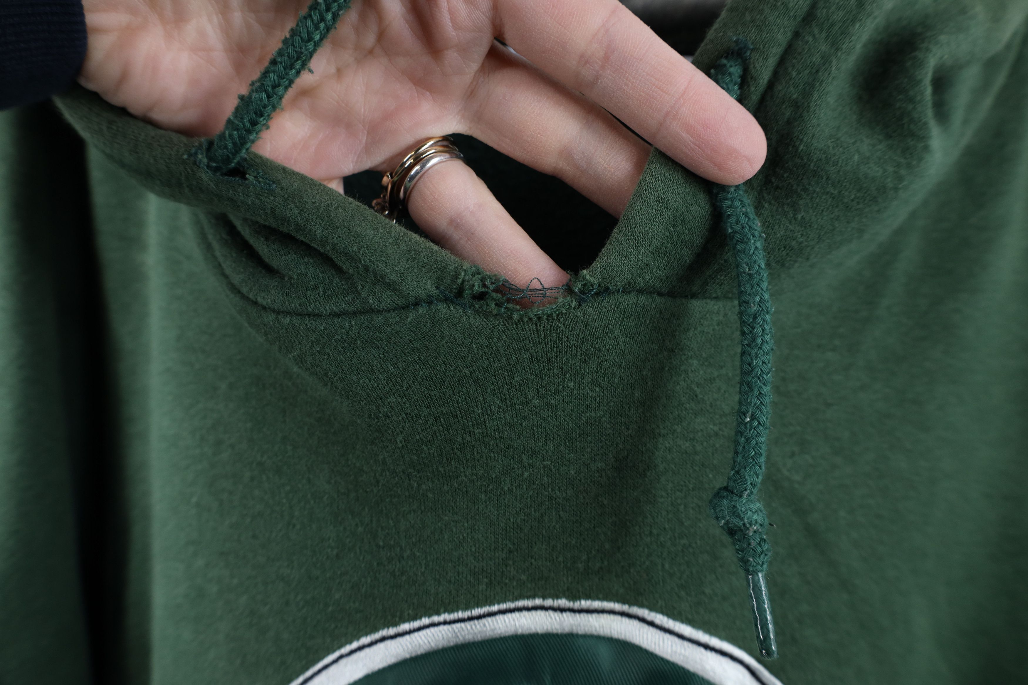 Vintage Vintage 90s Y2K Michigan State University Football Hoodie Size US XXL / EU 58 / 5 - 5 Thumbnail