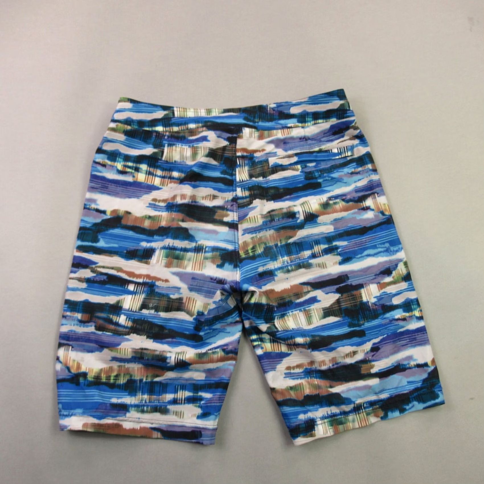 Prana Prana Shorts Mens 32 Striped Lightweight Outdoors Pockets Board Swim Casual Travel Medium Multicolor 32 in Regular Mens Size US 32 / EU 48 - 7 Thumbnail