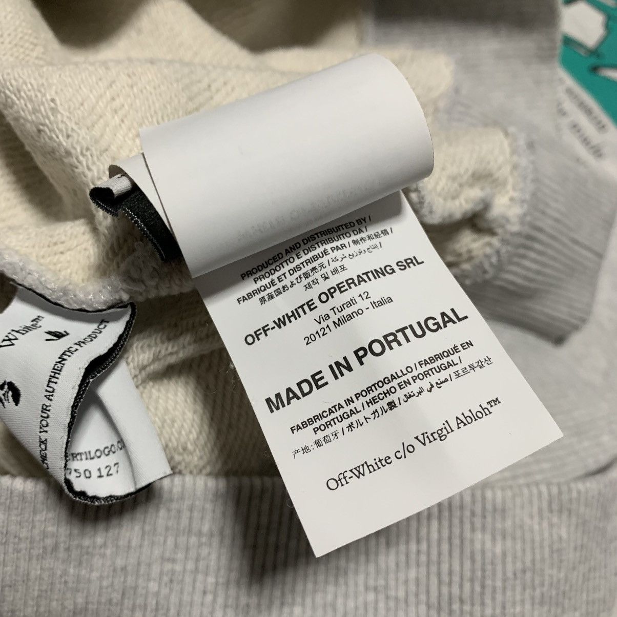 Off-White Off White Medium Wizard Cartoon Graffiti Grey Sweatshirt Size US M / EU 48-50 / 2 - 11 Thumbnail