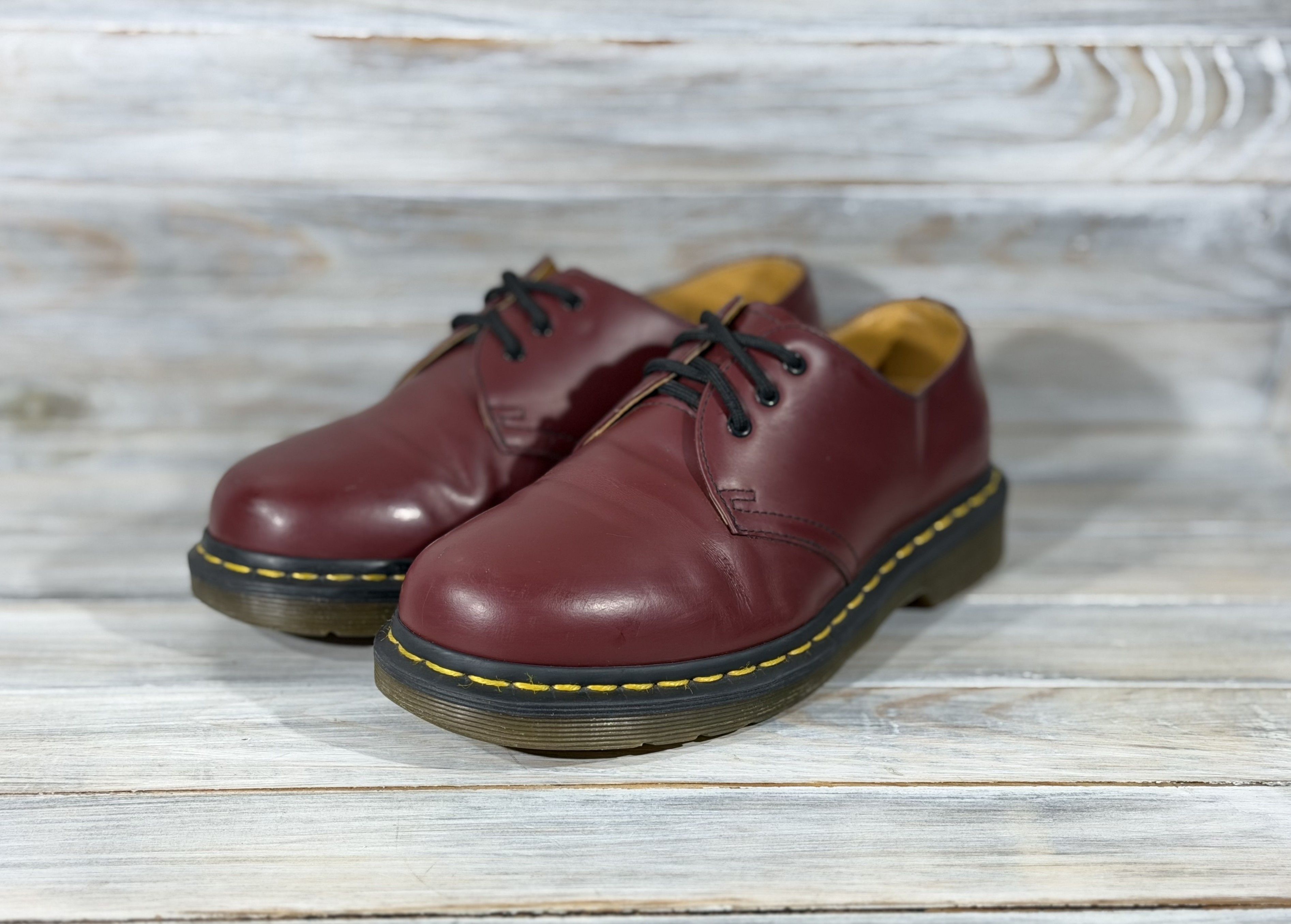 Dr. Martens Dr Martens 1461 Cherry Red Leather Lace Up Shoes Casual Size US 6 / IT 36 - 6 Thumbnail