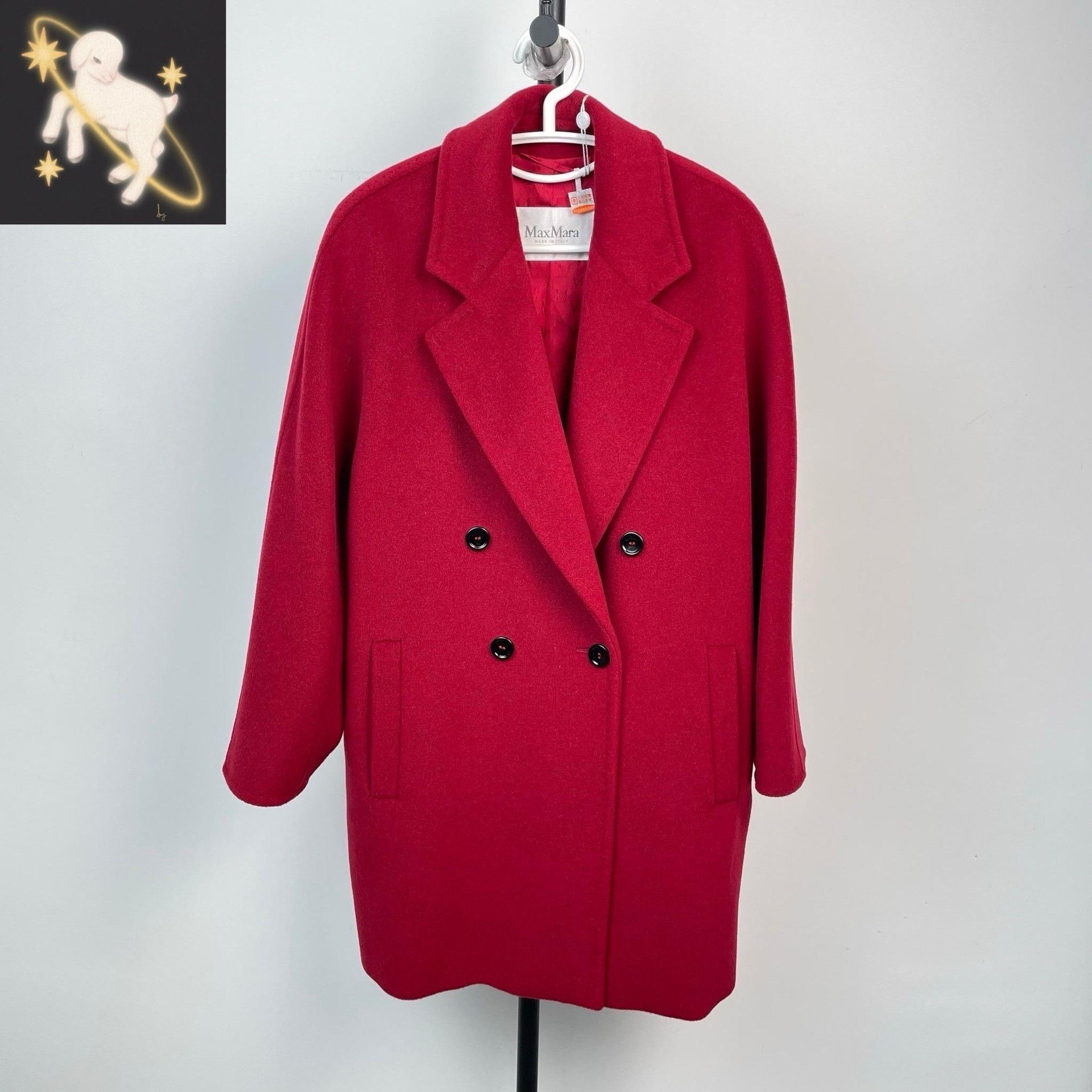 Max Mara Max Mara Limited Red Coat 32 Women Size XS / US 0-2 / IT 36-38 - 1 Thumbnail