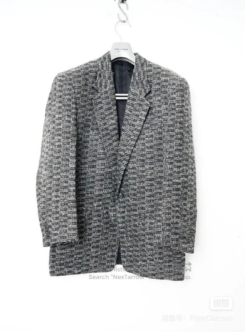 Yohji Yamamoto Yohji Yamamoto Wool Loose Fit Blazer. Size US S / EU 44-46 / 1 - 1 Thumbnail
