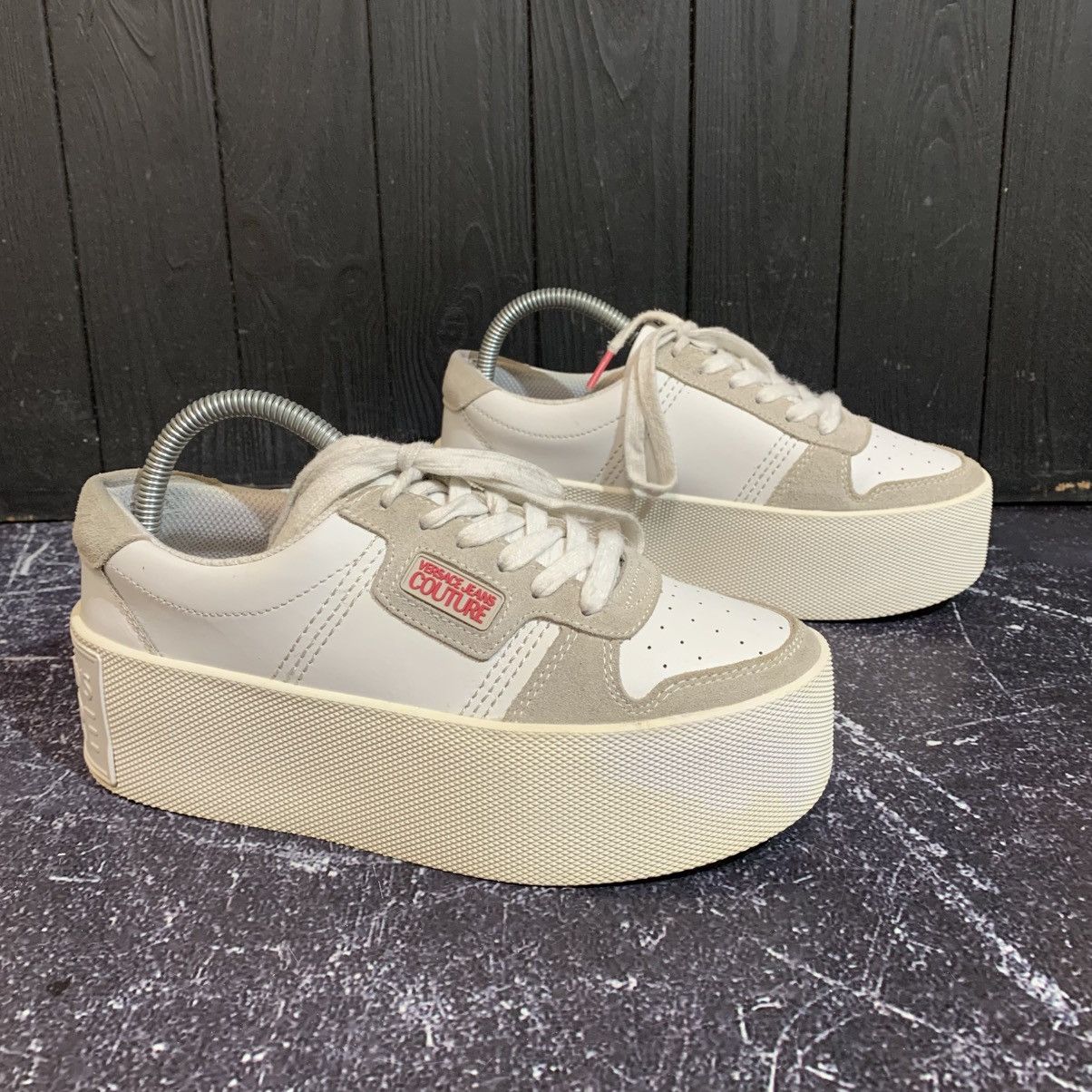 Versace Jeans Couture Versace Jeans Couture Women’s Platform Sneakers Size 37 Size US 7 / IT 37 - 3 Thumbnail