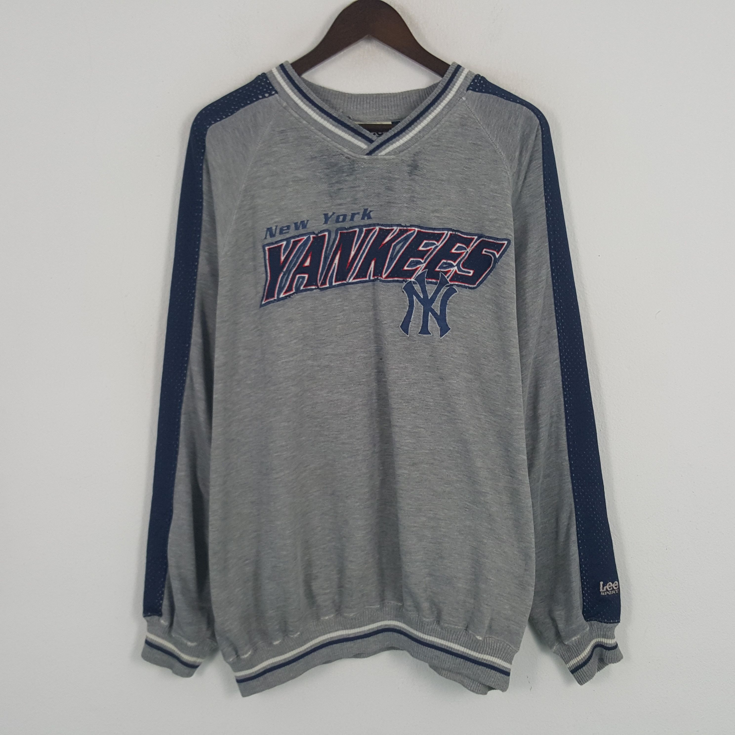 Lee × New York Yankees × Vintage Vintage Lee Sport New York Yankees Sweatshirt Size US XXL / EU 58 / 5 - 1 Thumbnail