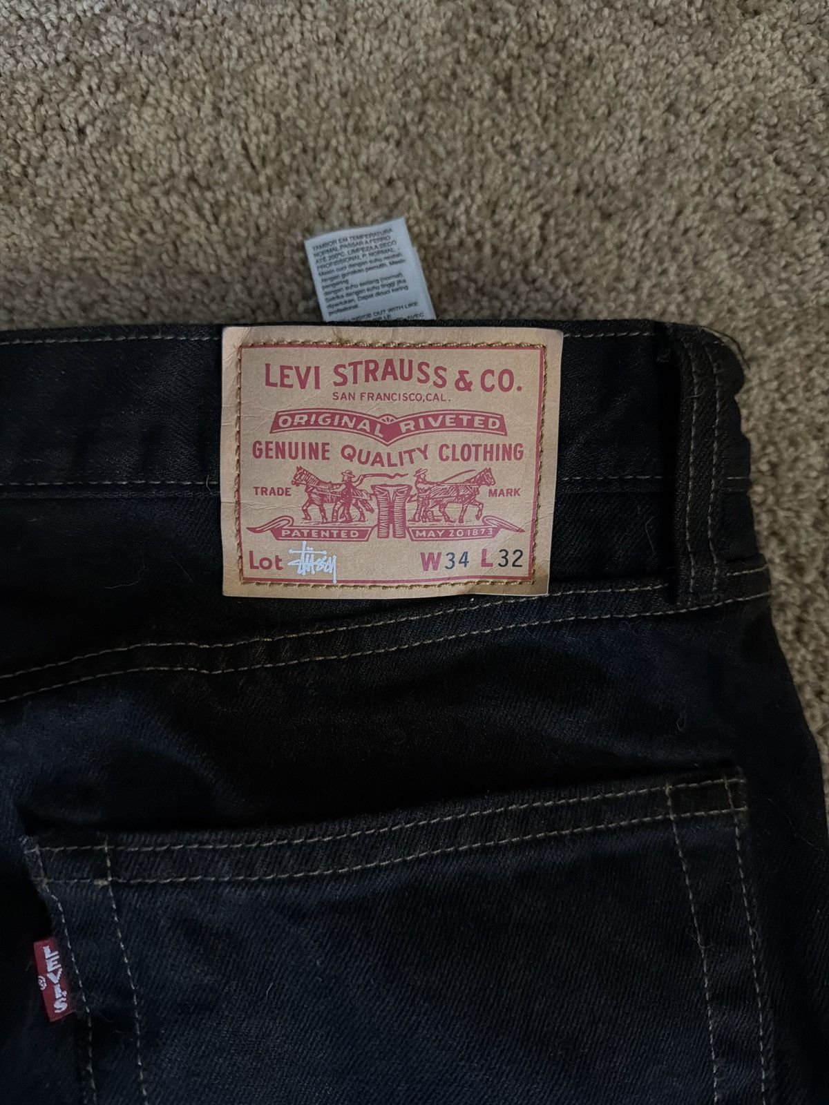 Levi's × Stussy Stussy X Levi Jeans Size US 34 / EU 50 - 2 Thumbnail