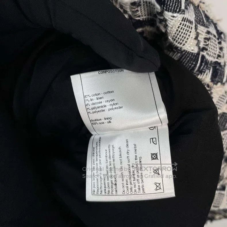 Chanel Chanel Cotton and linen coat Size XS / US 0-2 / IT 36-38 - 5 Thumbnail
