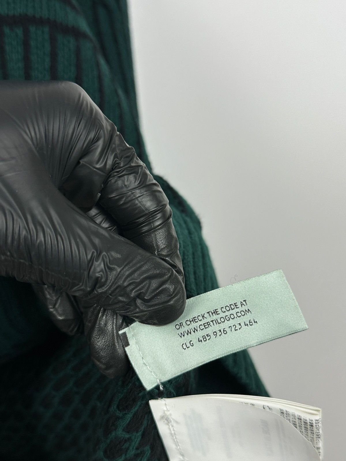 Off-White Off White Green Wool Cable Knit Sweater Size US XL / EU 56 / 4 - 22 Thumbnail