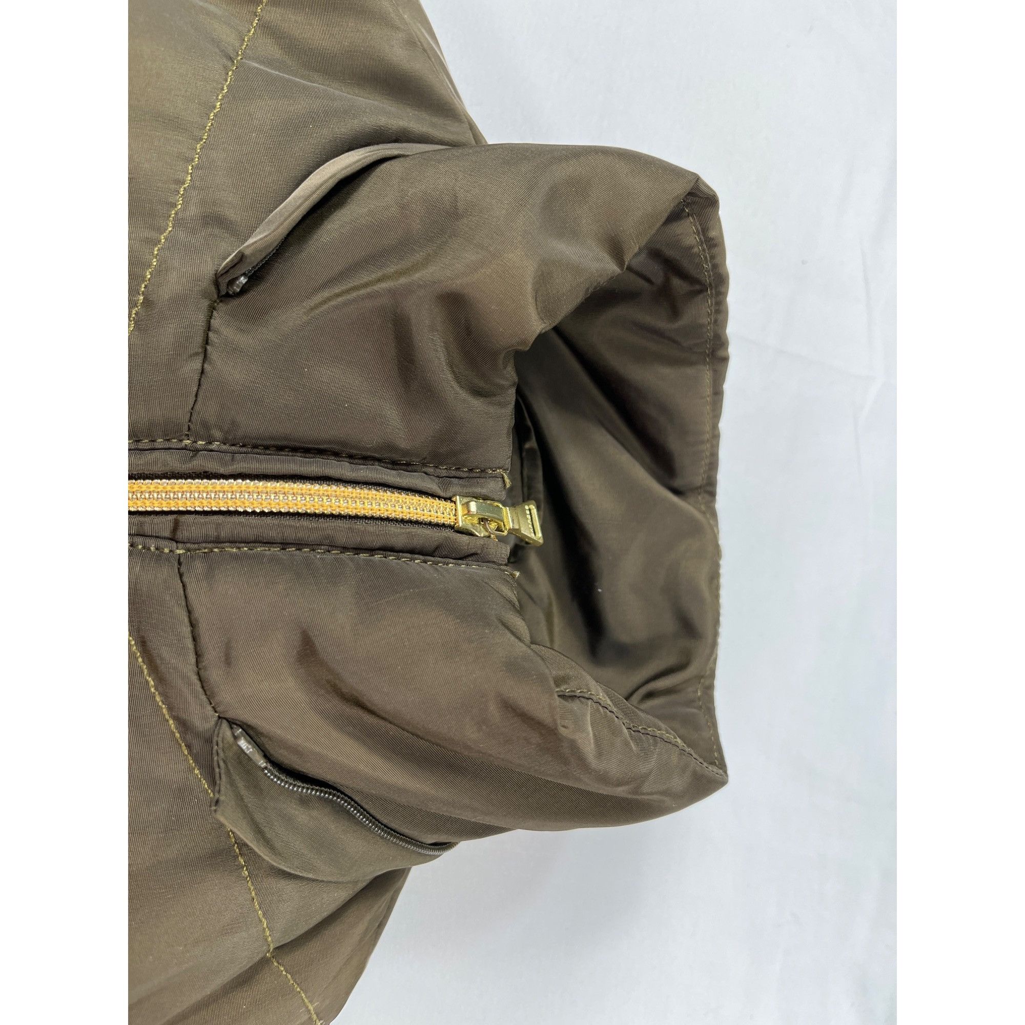 Express Express SKU 7920 Womens Olive Green Parka Jacket With Belt S Size S / US 4 / IT 40 - 8 Thumbnail