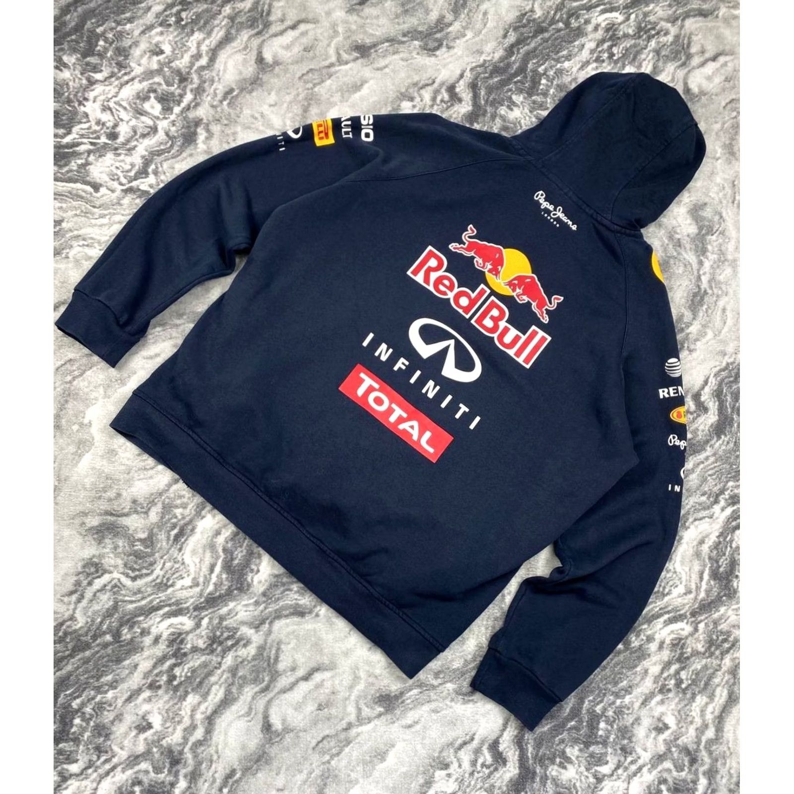 Pepe Jeans Pepe Jeans Red Bull Racing Full Zip Hoodie Men 2XL Blue Sports Hooded Short Beschreibung? Size US XXL / EU 58 / 5 - 4 Thumbnail