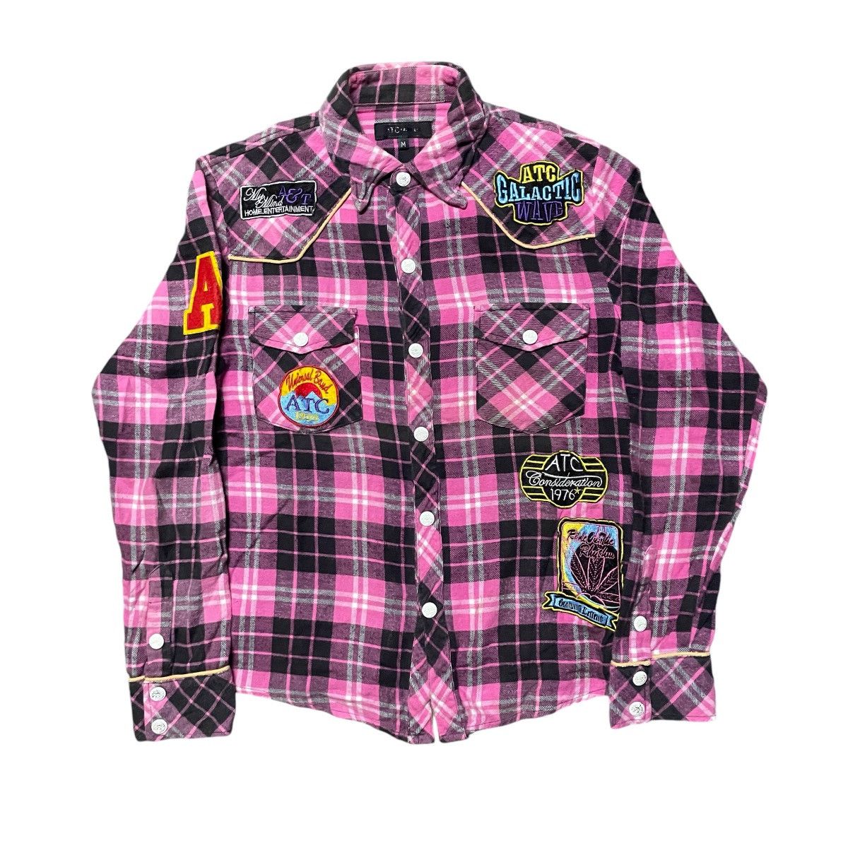 Japanese Brand 💥ATC Intheattic Snap Button Patches Flannel Size US S / EU 44-46 / 1 - 1 Thumbnail