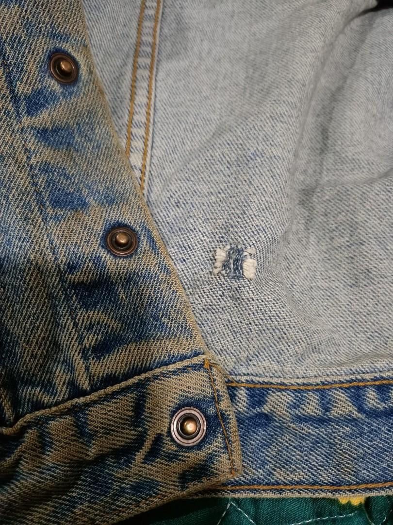 Levi's Vtg. Levi’s Orange Tab Trucker Jacket (Kids 6, Made in USA) Size US XXS / EU 40 - 10 Thumbnail