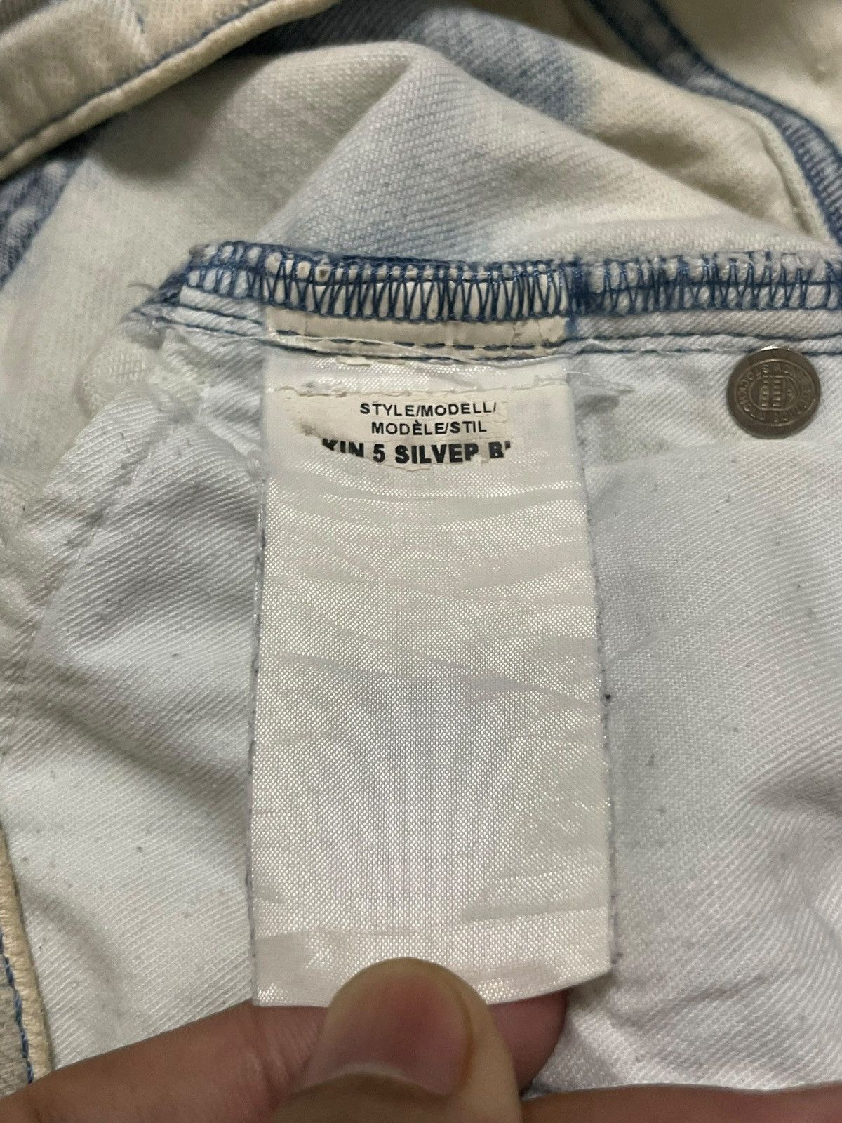 Acne Studios Acne Studios Bleached MudWash Distressed Slim Designer Jeans Size 27" / US 4 / IT 40 - 18 Thumbnail