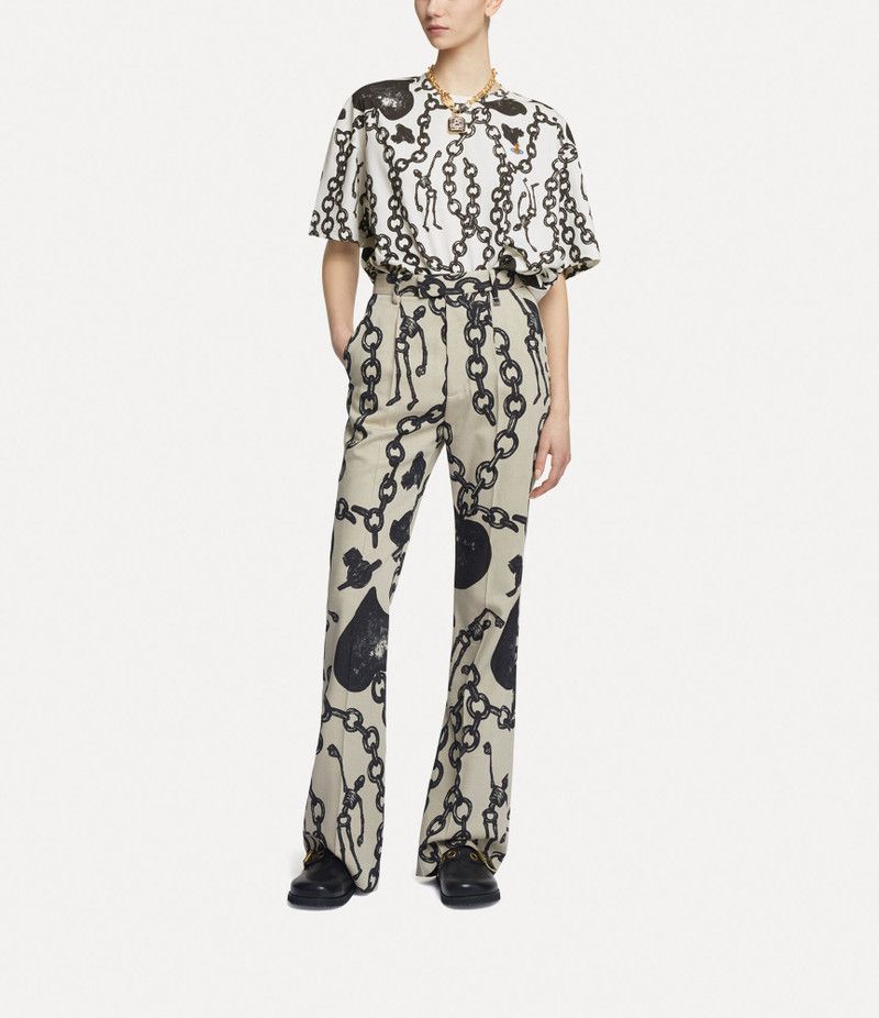 Vivienne Westwood o1srvl11e0326 Oversized T-Shirt in Black/White Size US L / EU 52-54 / 3 - 3 Thumbnail