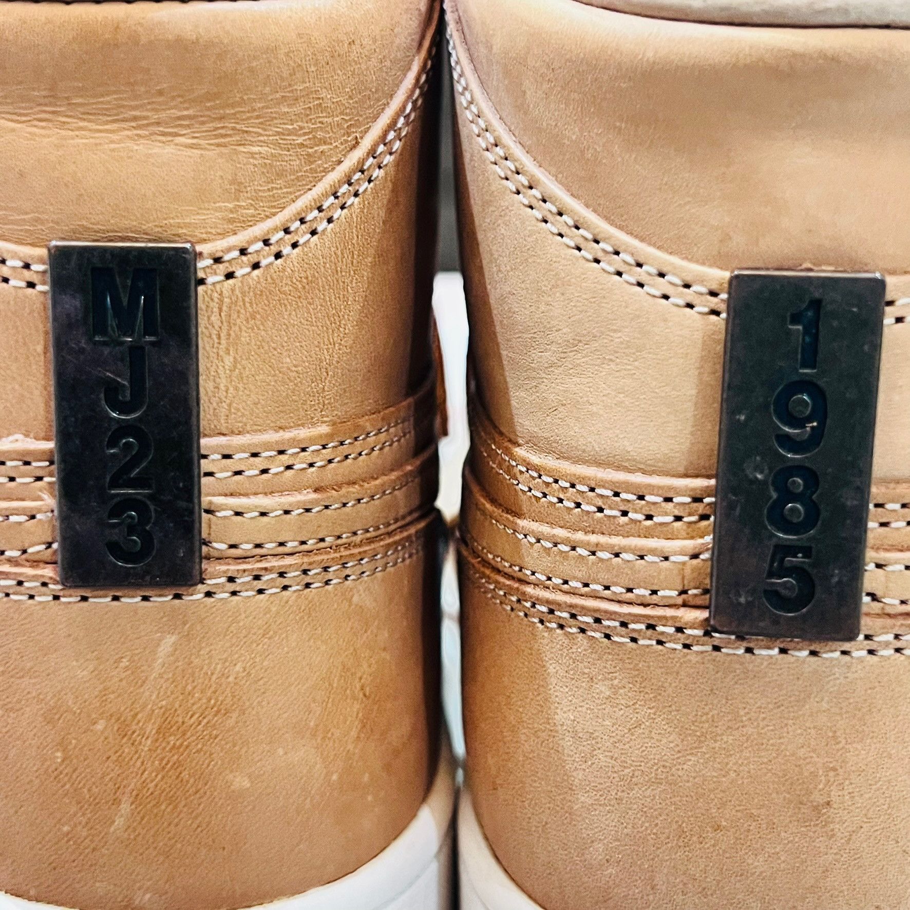 Nike 2015 Vintage Nike Air Jordan I PinnacleVachetta Tan Sneakers Size US 10.5 / EU 43-44 - 7 Thumbnail