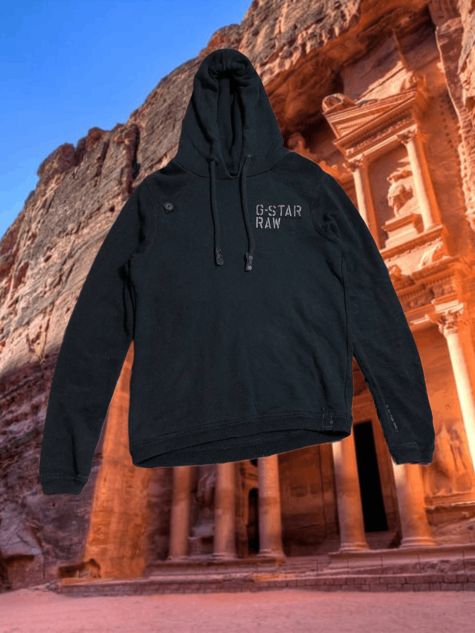 G-Star Y2K hoodie G-Star Raw vintage big logo black streetwear Size US M / EU 48-50 / 2 - 1 Thumbnail