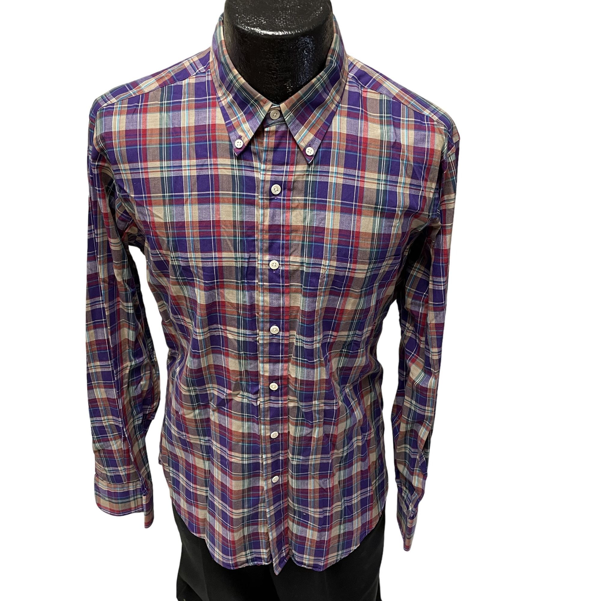 Chaps Ralph Lauren NOS New Vtg Chaps Ralph Lauren Purple MULTICOLOR Shirt Size US L / EU 52-54 / 3 - 1 Thumbnail