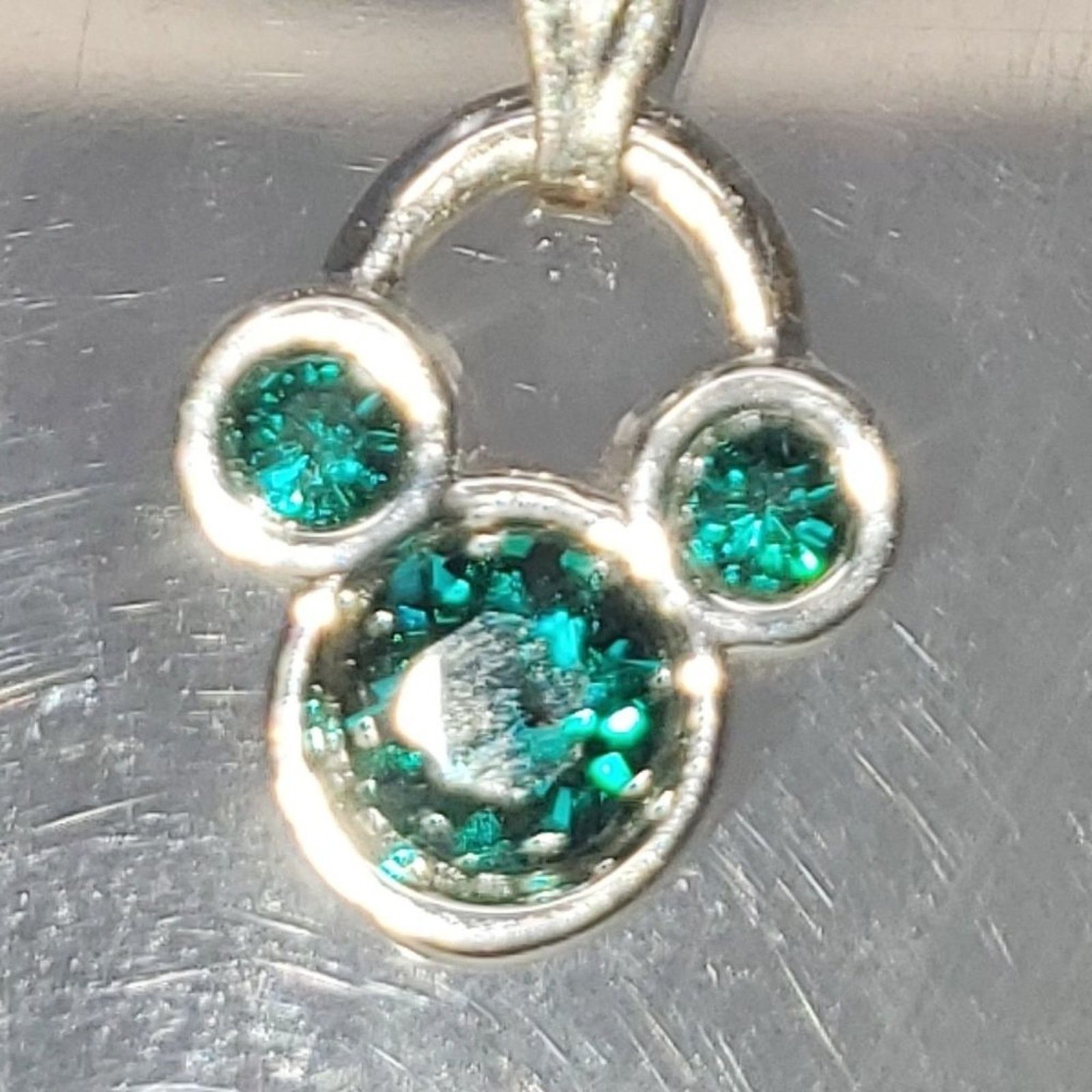 Disney Disney Mickey Mouse Blue/Green Gem Necklace Size ONE SIZE - 5 Thumbnail