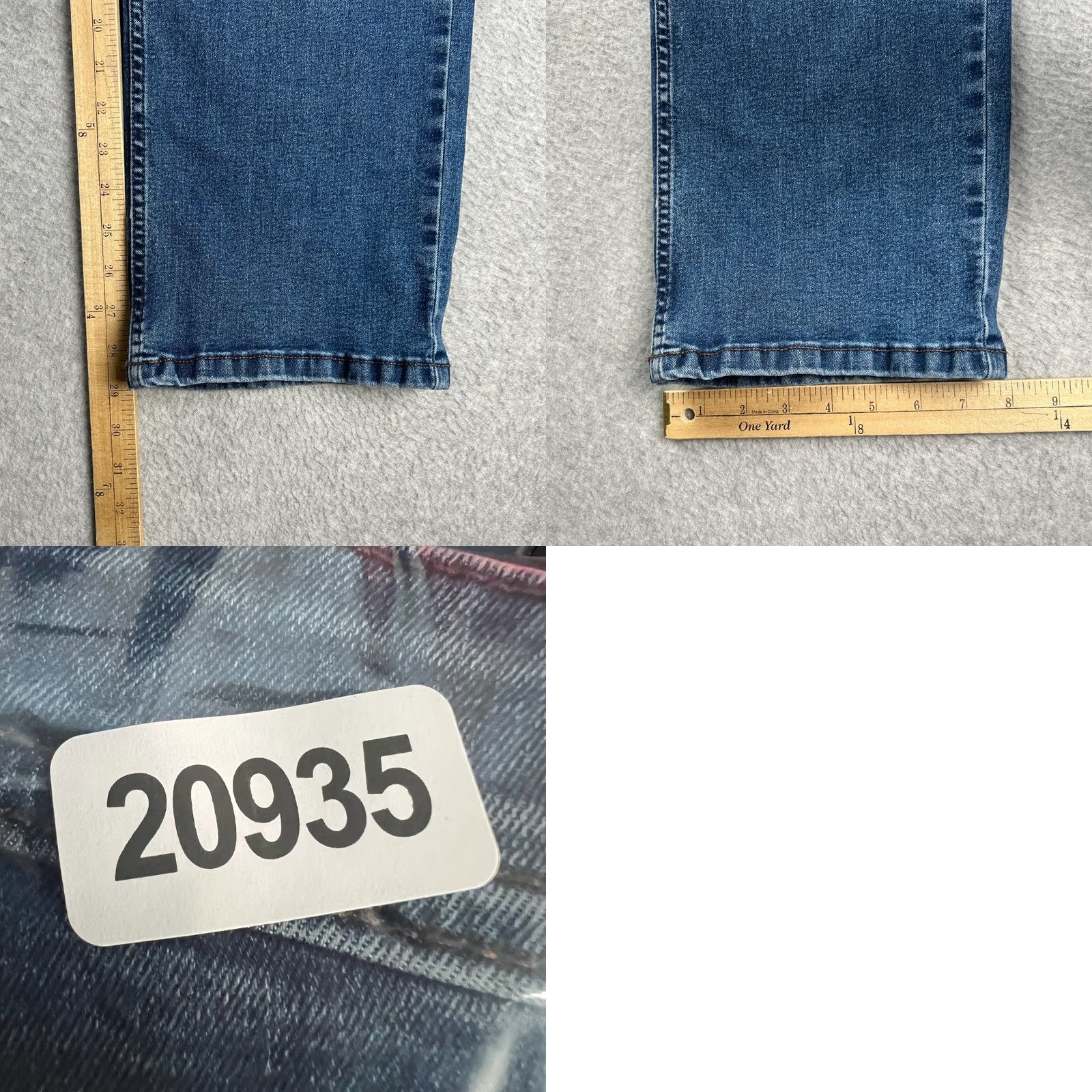 Denime The Perfect Jean NYC Jeans Mens Blue Denim Stretch 42x30 Thick Thicc Pockets Pants Size US 42 / EU 58 - 8 Thumbnail