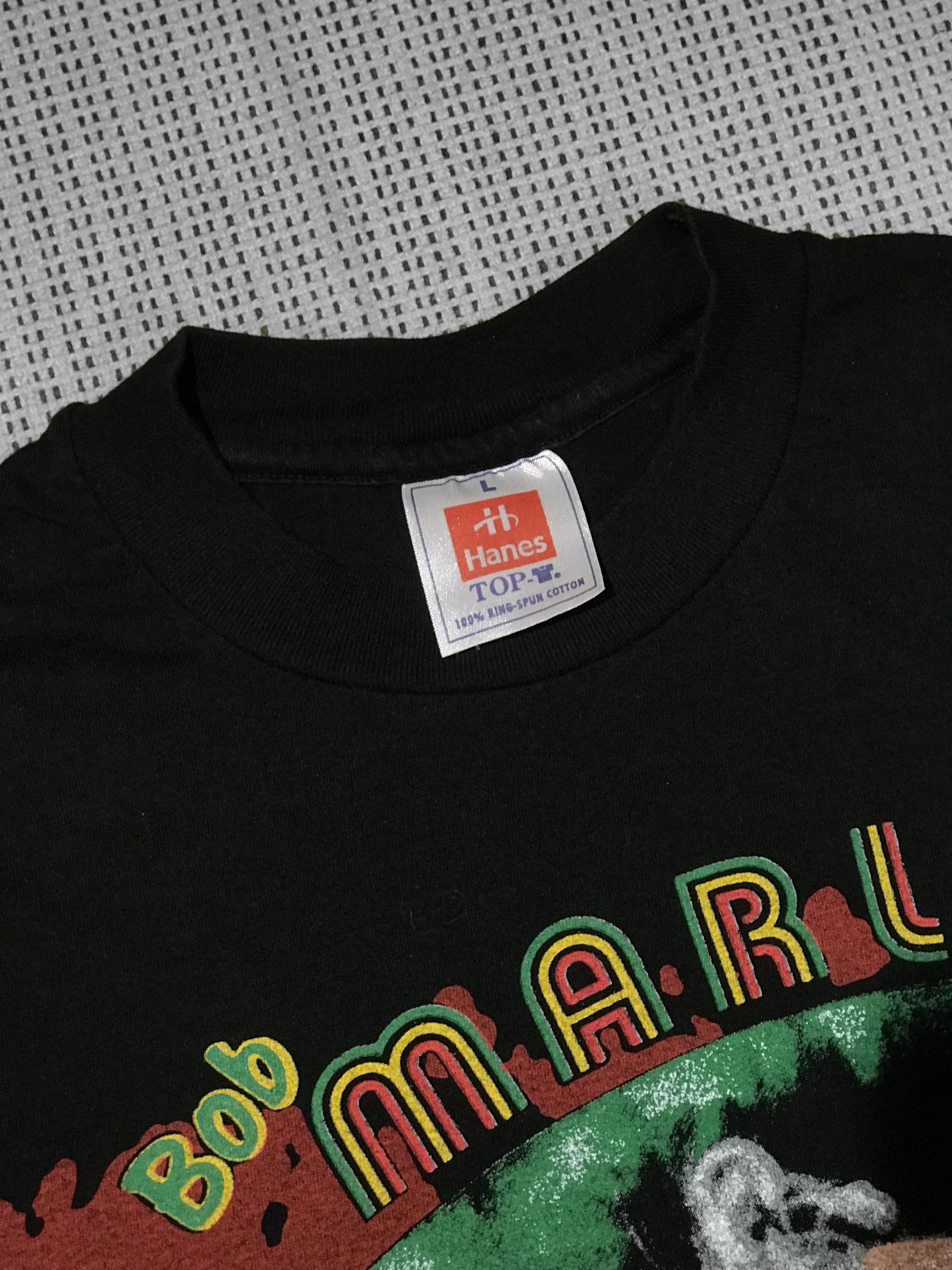 Hanes Vintage 90s “Bob Marley” T-shirt (M) Size US M / EU 48-50 / 2 - 3 Thumbnail