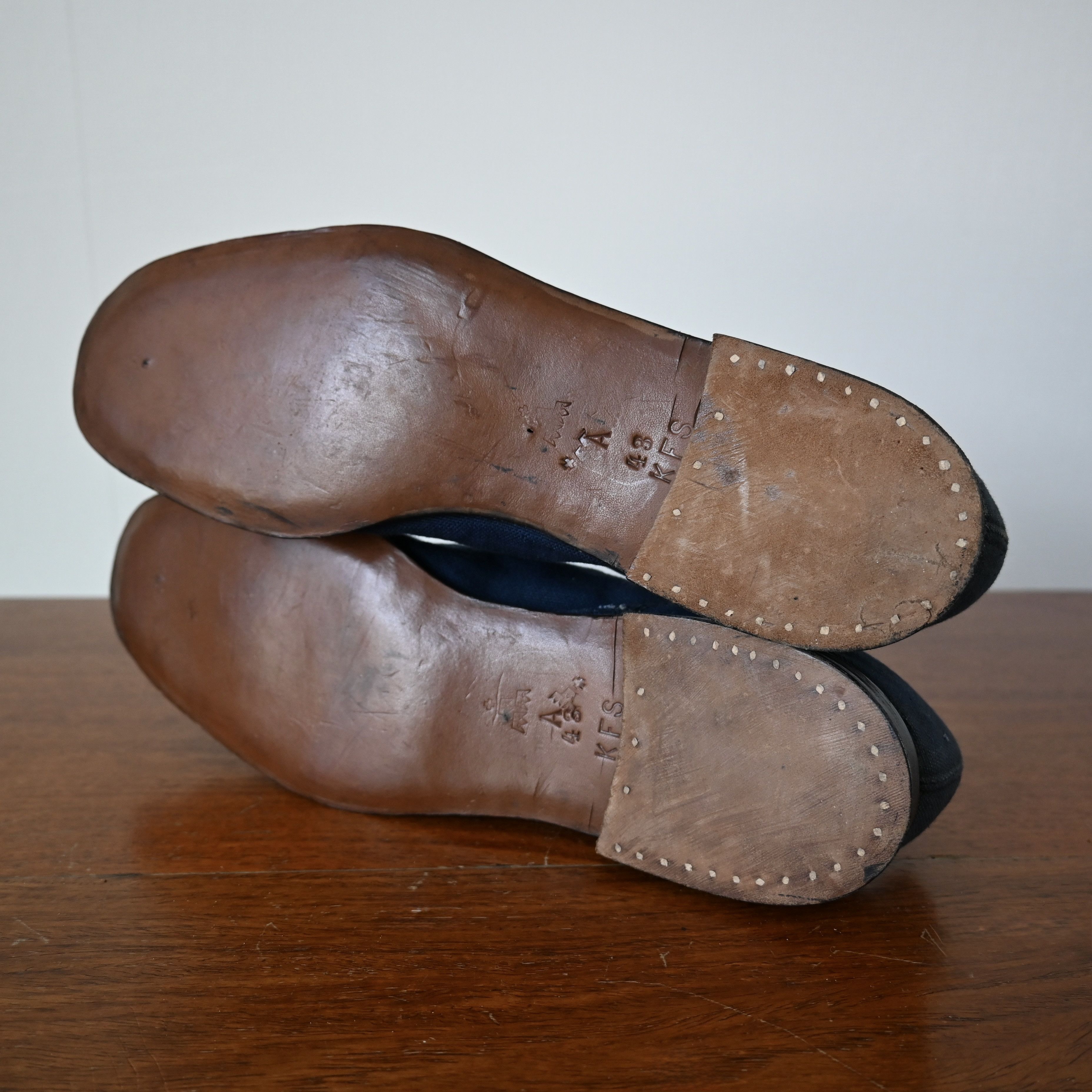 Vintage DEADSTOCK, 1920s-30s Swedish Military "gym trainer", 43 Size US 9.5 / EU 42-43 - 8 Thumbnail