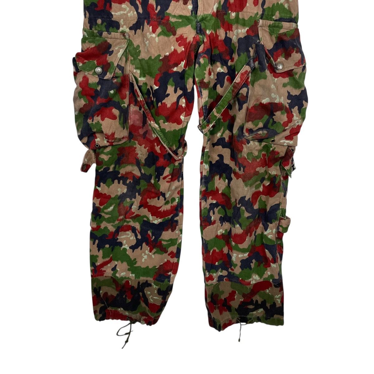 Other Vtg 70s Swiss Army M70 Alpenflage Combact Trouser Jumpsuit Size US 34 / EU 50 - 5 Thumbnail
