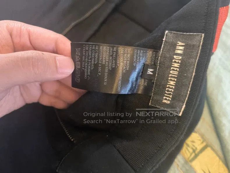 Ann Demeulemeester Ann Demeulemeester Cropped Casual Pants. Size US 41 - 2 Thumbnail