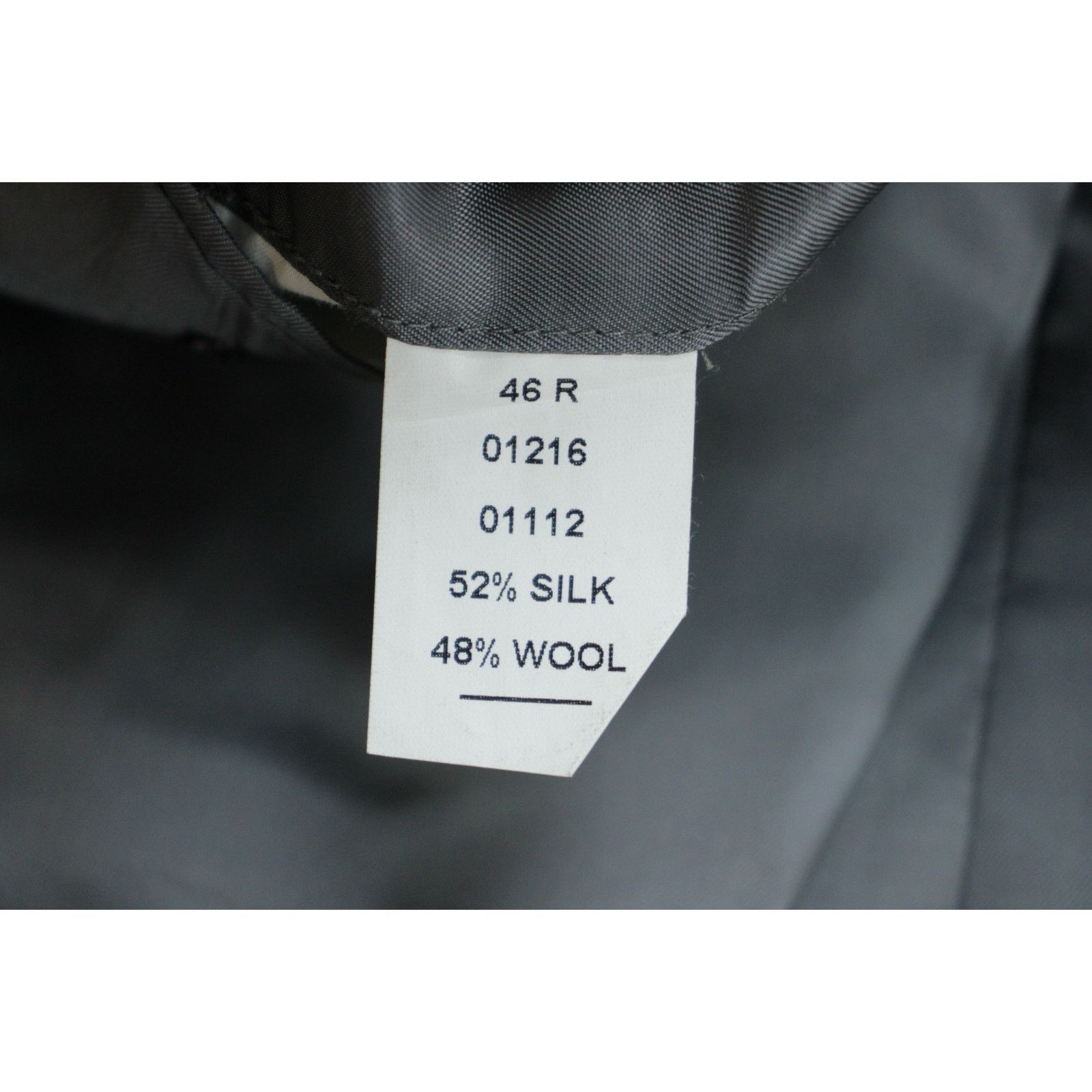 Jos. A. Bank Jos A Bank Blazer Mens Size 46R Brown Windowpane Silk Wool Size 46R - 6 Thumbnail