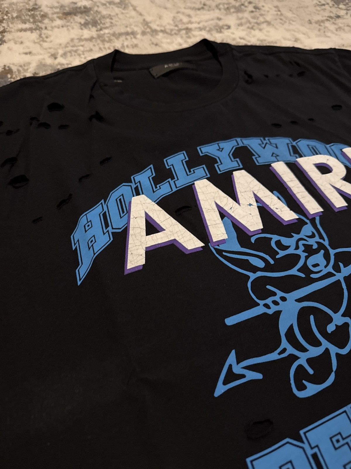 Amiri Amiri Hollywood Demons T-shirt Size US XL / EU 56 / 4 - 2 Thumbnail