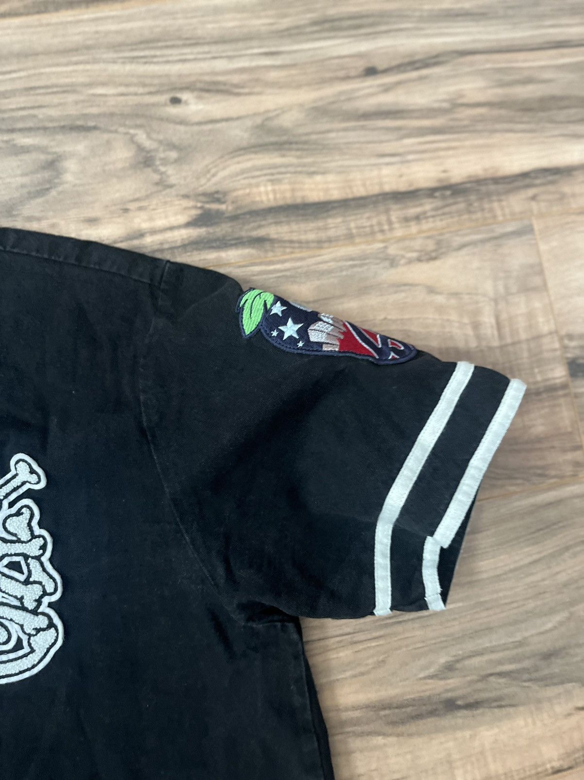 Supreme Supreme Patches Denim Baseball Jersey Size US L / EU 52-54 / 3 - 14 Thumbnail