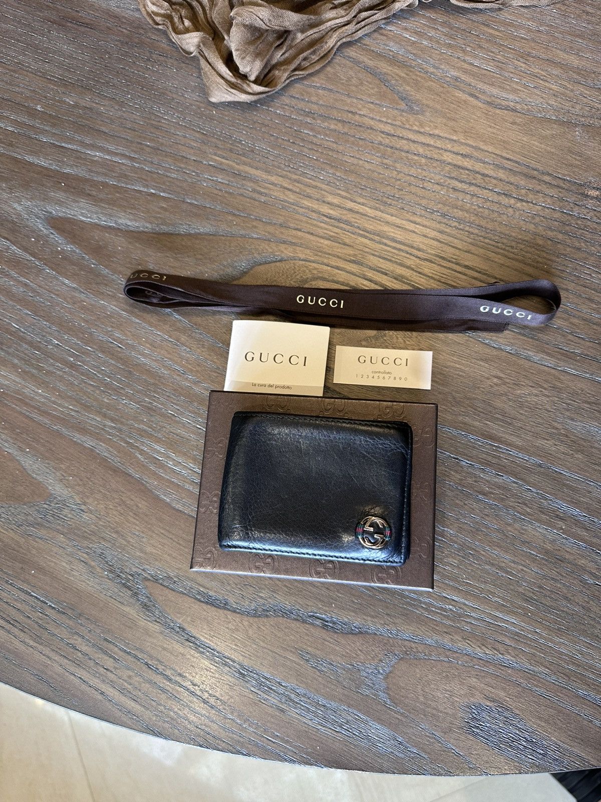 Gucci Gucci Bifold Leather Wallet Size ONE SIZE - 1 Thumbnail