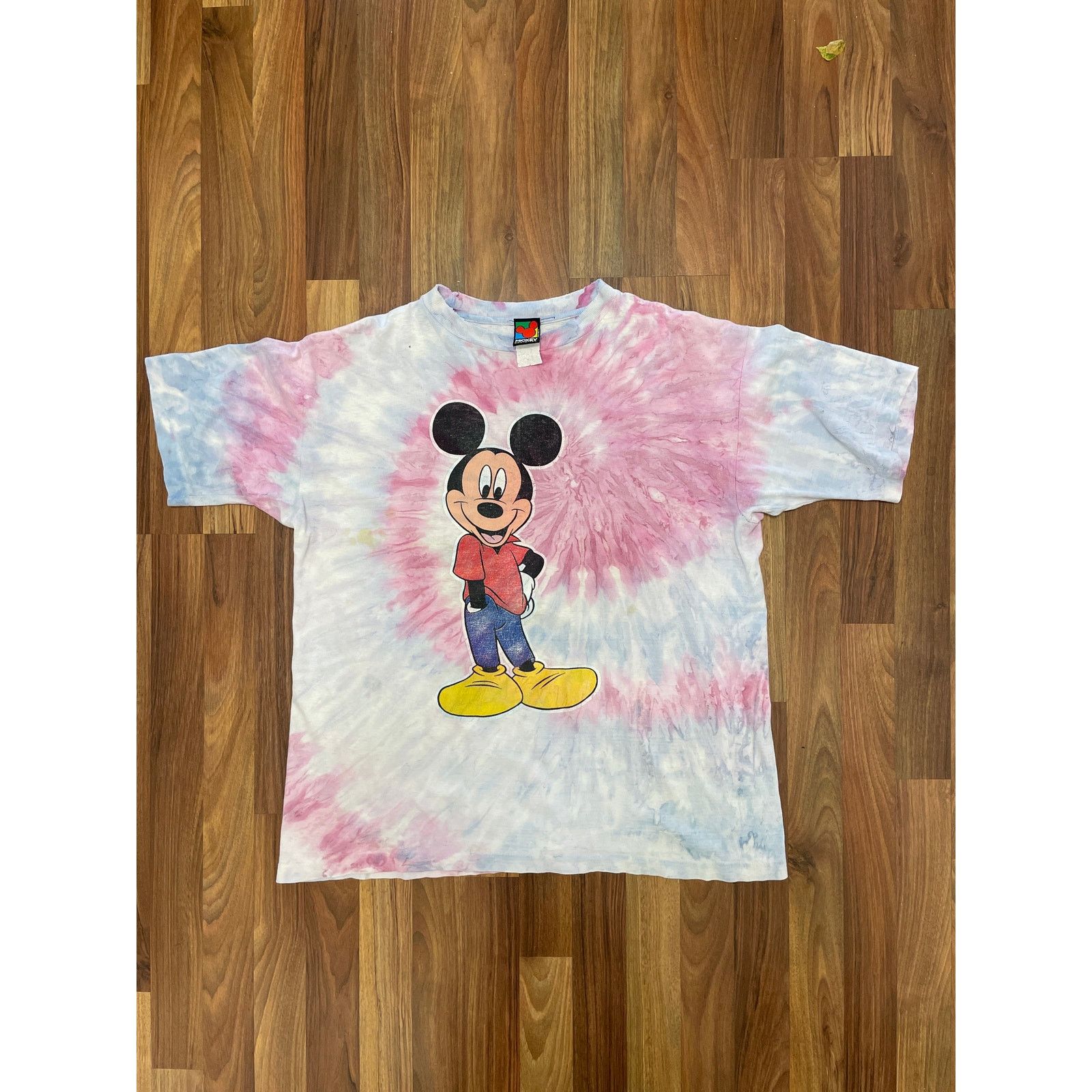Disney Vintage 90s Mickey Mouse Tie Dye XL Size US XL / EU 56 / 4 - 1 Thumbnail