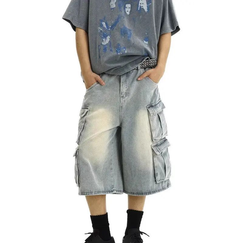 Japanese Brand × Jean Retro loose pocket denim shorts Size US 32 / EU 48 - 2 Thumbnail