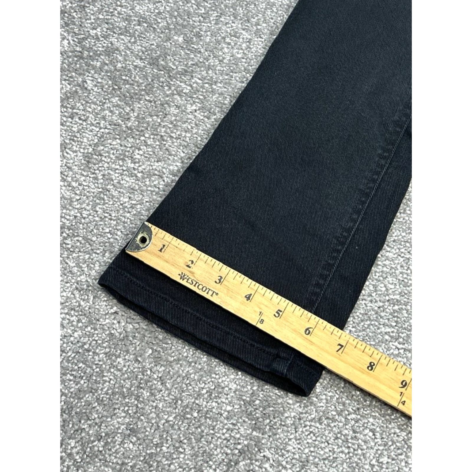 Ralph Lauren Lauren Ralph Lauren Jeans Women 8 Black Denim Cotton Mid Rise Straight Leg 30x30 Size 30" / US 8 / IT 44 - 6 Thumbnail