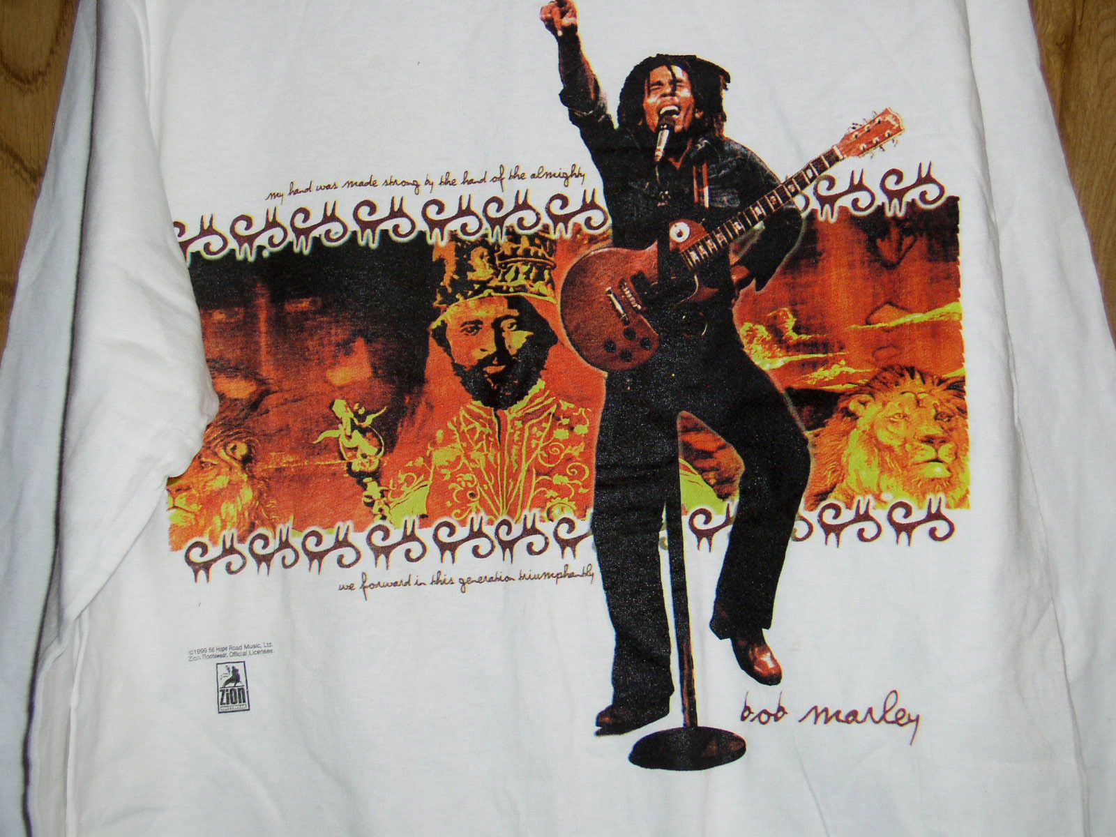 Bob Marley × Zion Rootswear Bob Marley Shirt 1999 Long Sleeve Zion Hope Road Music Size US L / EU 52-54 / 3 - 3 Thumbnail