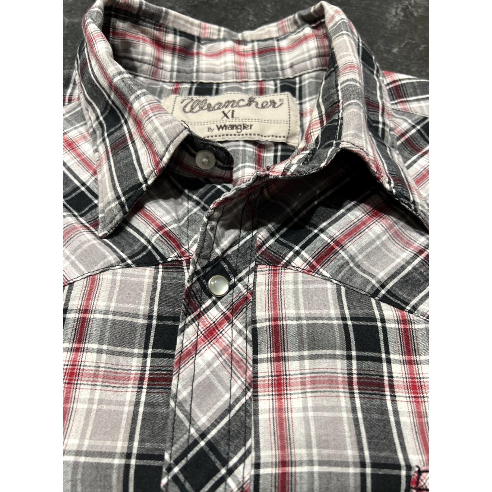 Levi's Levi's Western Shirt Men's XL Short Sleeve Plaid Pearl Snap Casual Button-Up Multicolor Size US XL / EU 56 / 4 - 6 Thumbnail