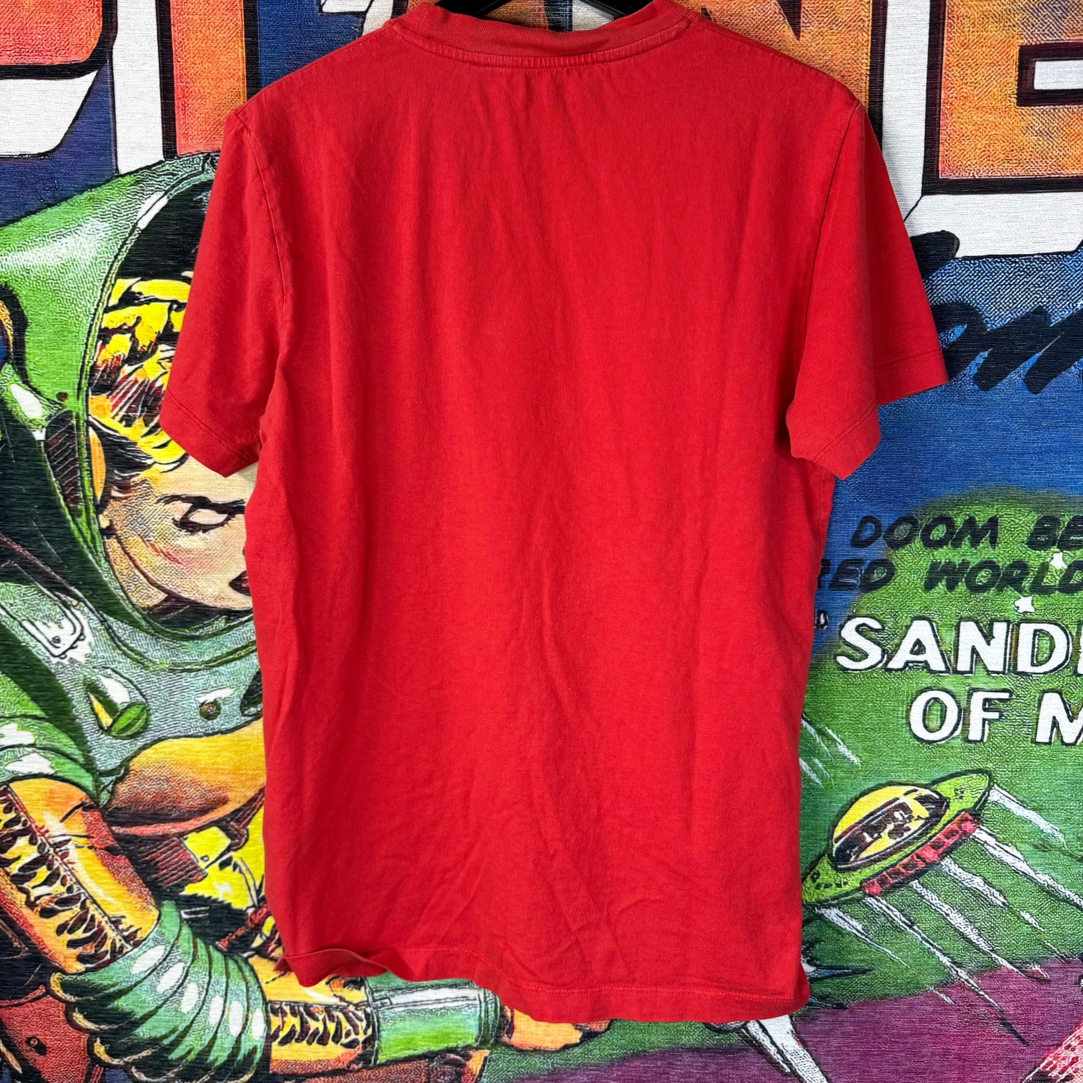 Off-White Off-White Main Label Red/Black Slim Tee Size Small Size US S / EU 44-46 / 1 - 2 Thumbnail