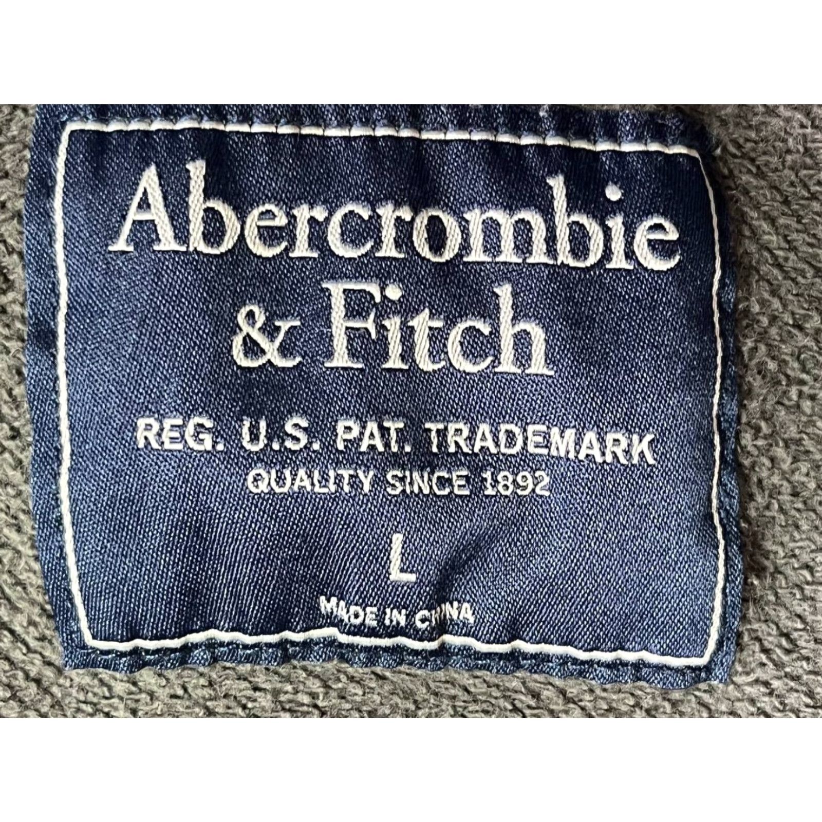 Abercrombie & Fitch Vtg Abercrombie & Fitch Muscle Full Zip Hoodie Gray Men's Large Size US L / EU 52-54 / 3 - 6 Thumbnail