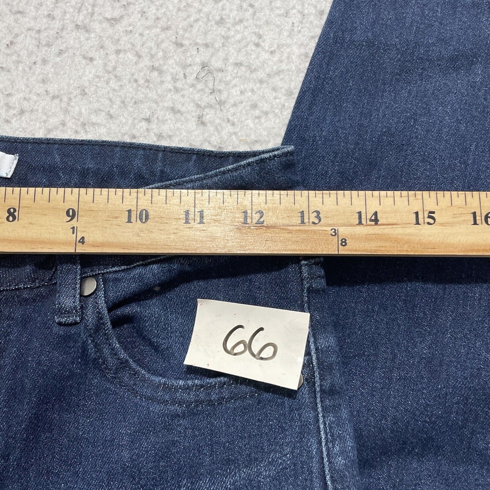 Nordstrom BP High-Rise Skinny Dark Wash Ankle Jeans Exposed Button Size 26" / US 2 / IT 38 - 5 Thumbnail