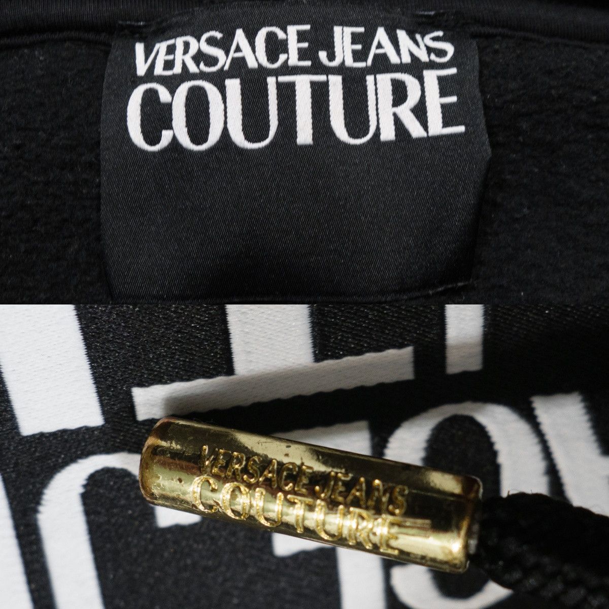 Versace Jeans Couture Warranty Certificate Patched Logo Oversized Hoodie Size US M / EU 48-50 / 2 - 9 Thumbnail