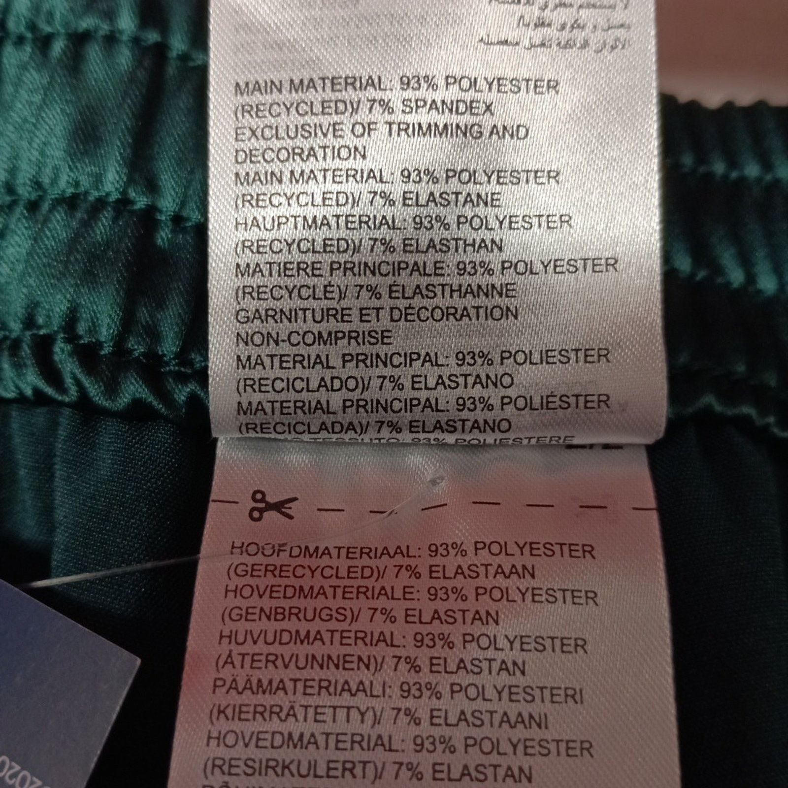 Reebok Reebok Men's Satin Mesh Basketball Shorts XL Green Pull On Size US 36 / EU 52 - 4 Thumbnail