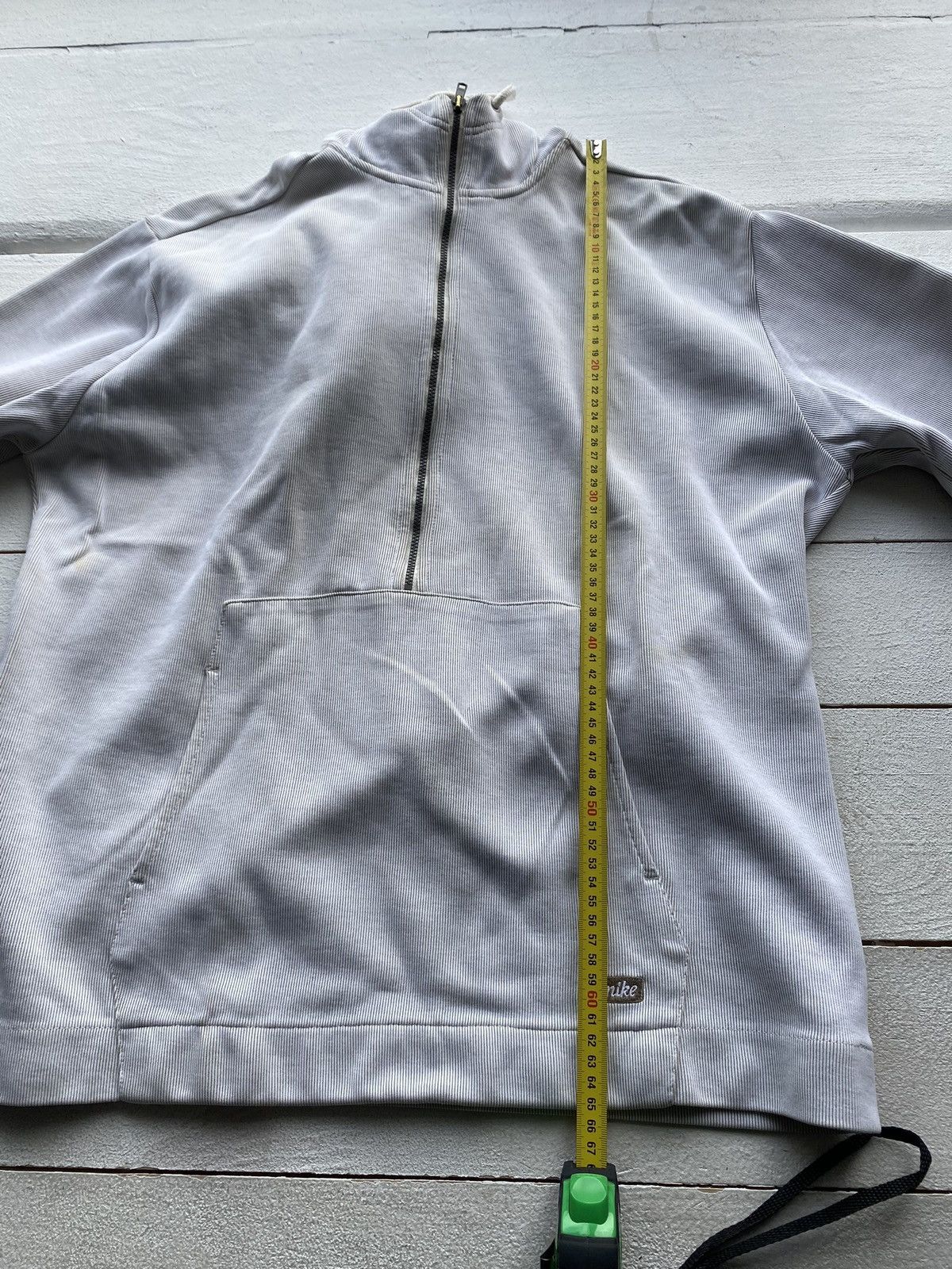 Nike × Vintage 🔥Nike Vntg 1/2 Zip Up Hoodie Rare y2k Size L / US 10 / IT 46 - 8 Thumbnail