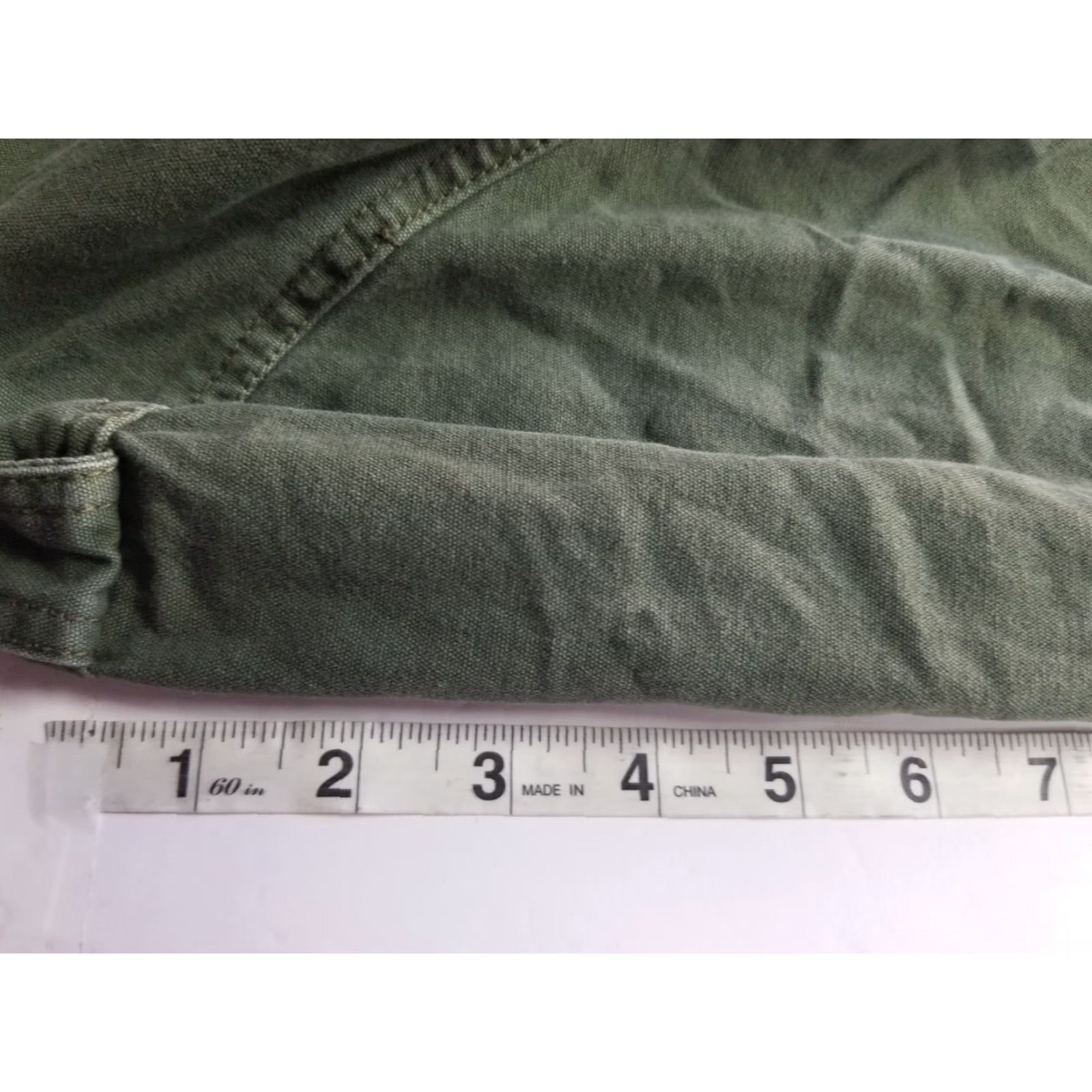 Brandy Melville Brandy Melville Green Jacket Cropped 100% Cotton OS See Measurements Military Jacket Hooded Lightweight Pockets Full Zip Casual Women One Size Green Size ONE SIZE - 7 Thumbnail